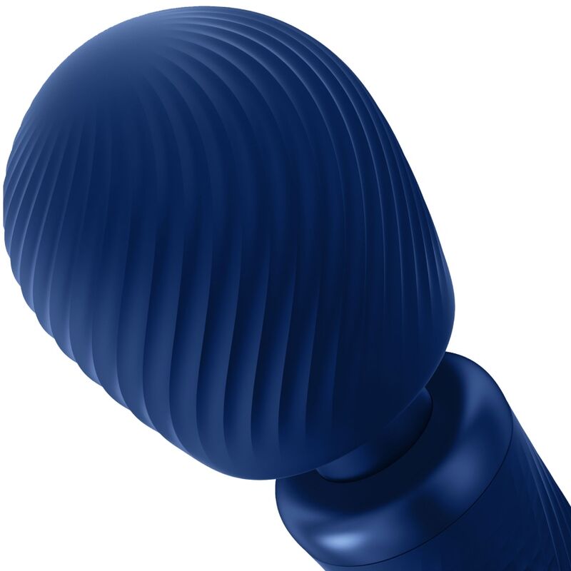 FUN FACTORY VIM SILICONE RECARREGVEL VIBRANTE PESO RUMBLE WAND MIDNIGHT BLUE