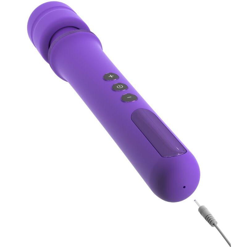 FANTASY FOR HER MASSAGADOR DE VARINHA RECARREGaVEL PARA ELA E VIBRADOR 50 NiVEIS VIOLETA