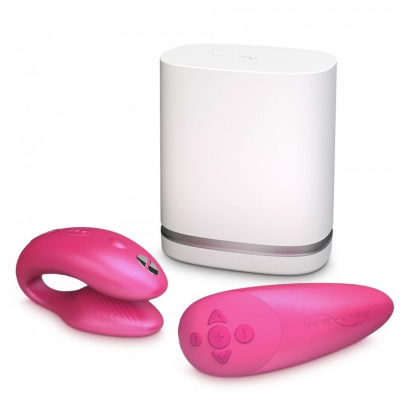 WE VIBE VIBRADOR WE VIBE CHORUS PARA CASAIS COM SQUEEZE CONTROL ROSA