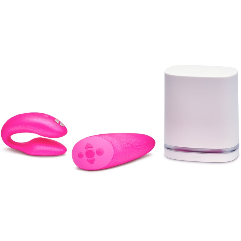 WE VIBE VIBRADOR WE VIBE CHORUS PARA CASAIS COM SQUEEZE CONTROL ROSA