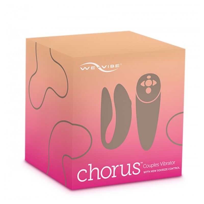 WE VIBE VIBRADOR WE VIBE CHORUS PARA CASAIS COM SQUEEZE CONTROL ROSA