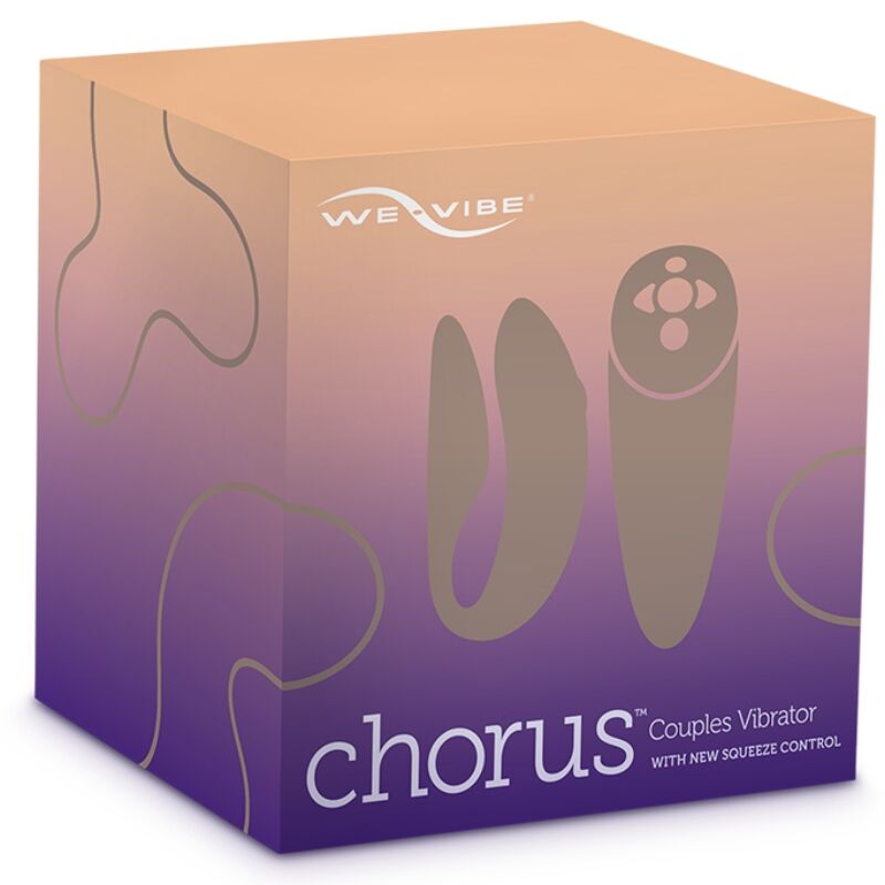 WE VIBE VIBRADOR CHORUS PARA CASAIS COM LILAC SQUEEZE CONTROL