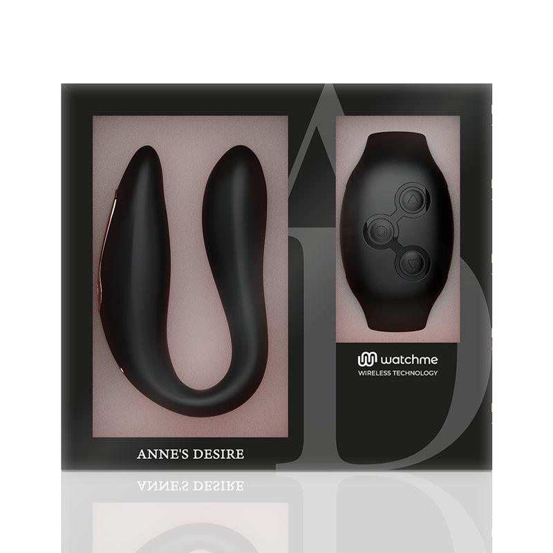 ANNE S DESIRE DUAL PLEASURE TECNOLOG UM WATCHME PRETO