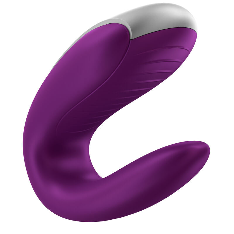 SATISFYER VIBRADOR DOUBLE FUN PARTNER ROXO