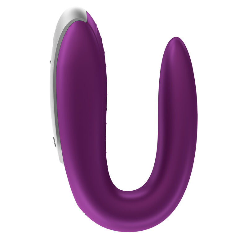 SATISFYER VIBRADOR DOUBLE FUN PARTNER ROXO