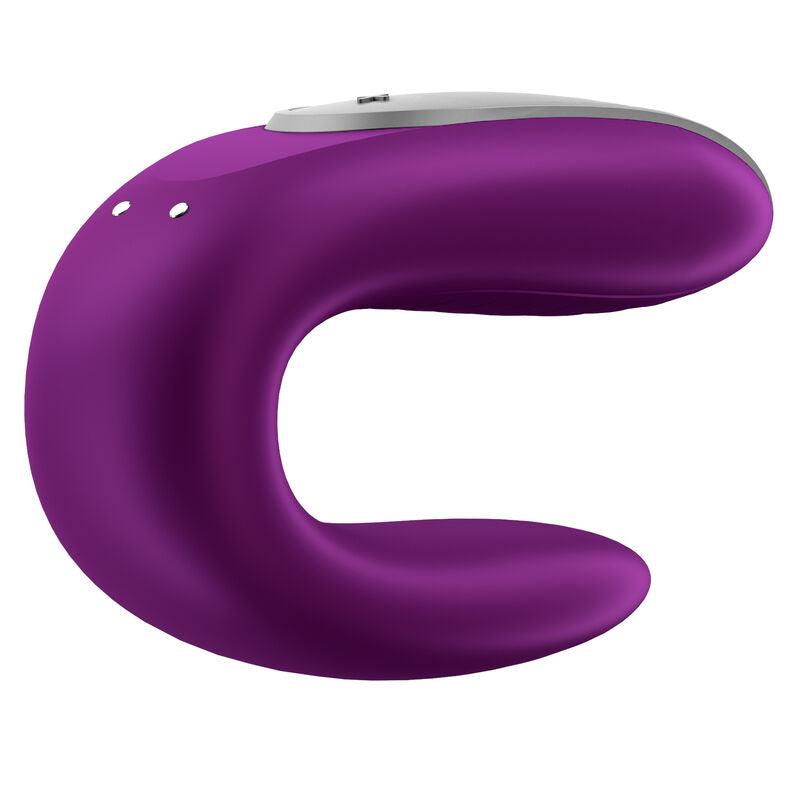 SATISFYER VIBRADOR DOUBLE FUN PARTNER ROXO