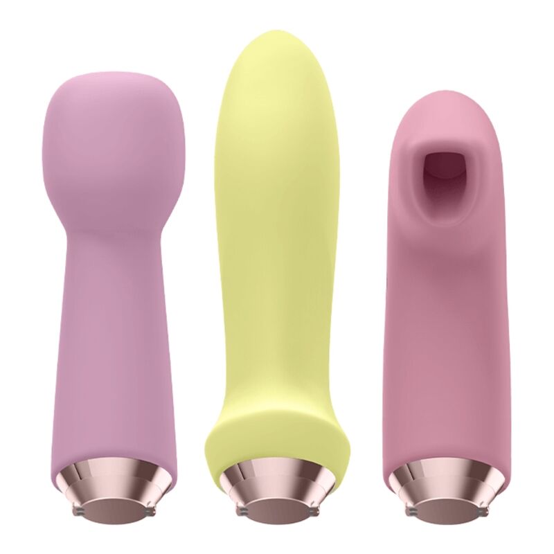 SATISFYER MARVELOUS FOUR CONJUNTO VIBRADOR E PULSO DE AR