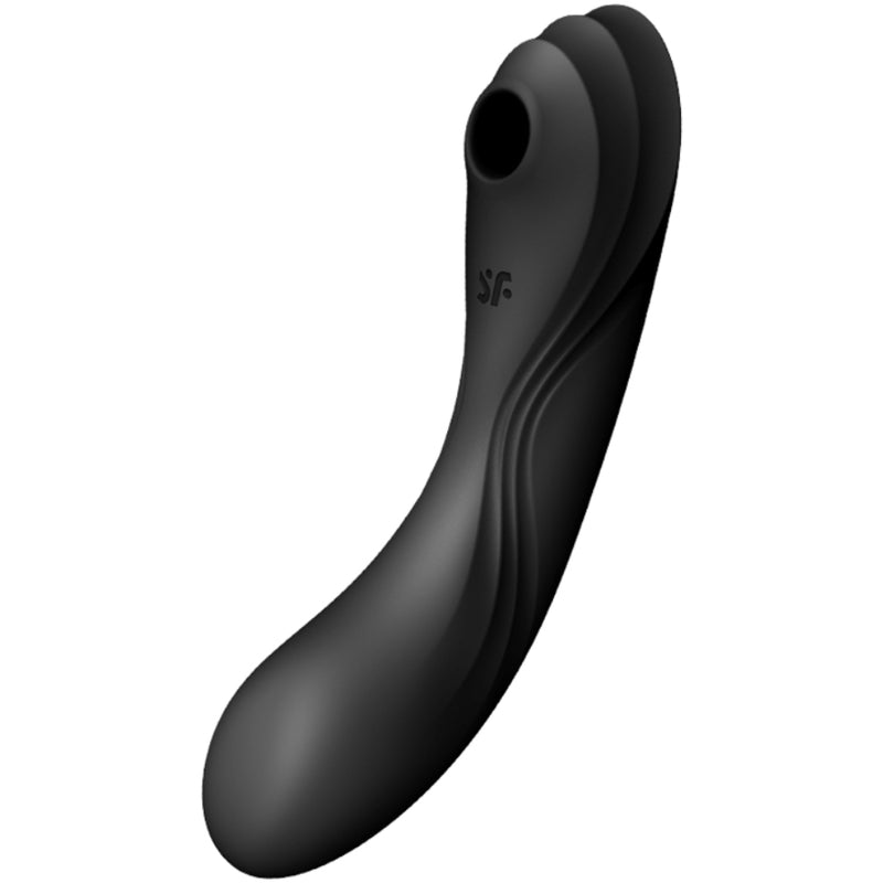 SATISFYER VIBRADOR DE PULSO DE AR CURVY TRINITY 4 PRETO