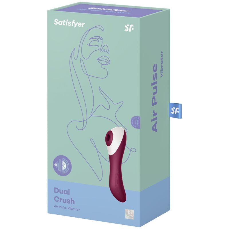 SATISFYER VIBRADOR DE PULSO DE AR DUAL CRUSH