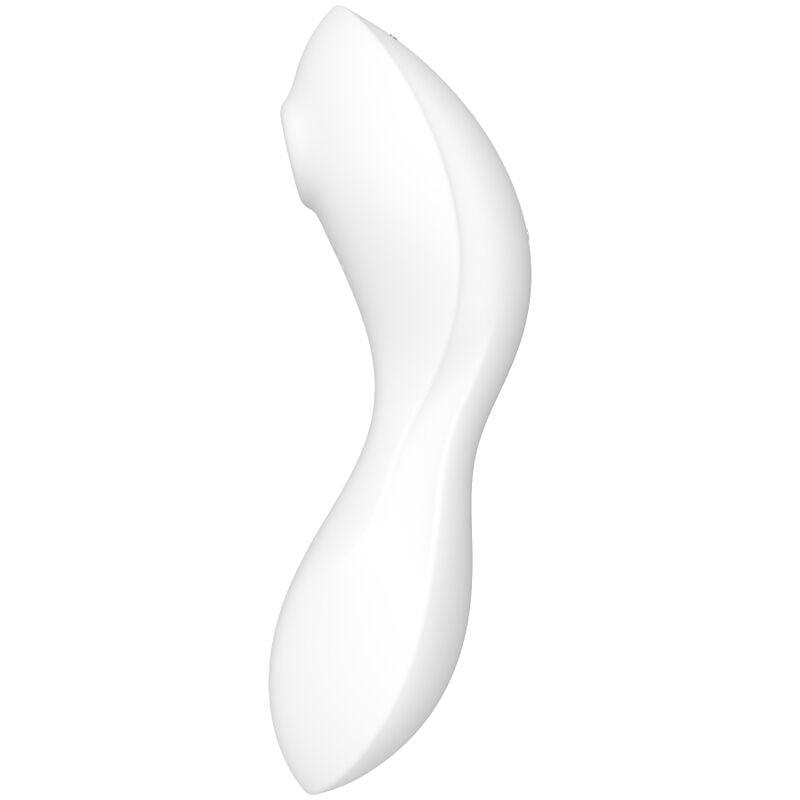 SATISFYER CURVY TRINITY 5 ESTIMULADOR Y VIBRADOR APP AZUL