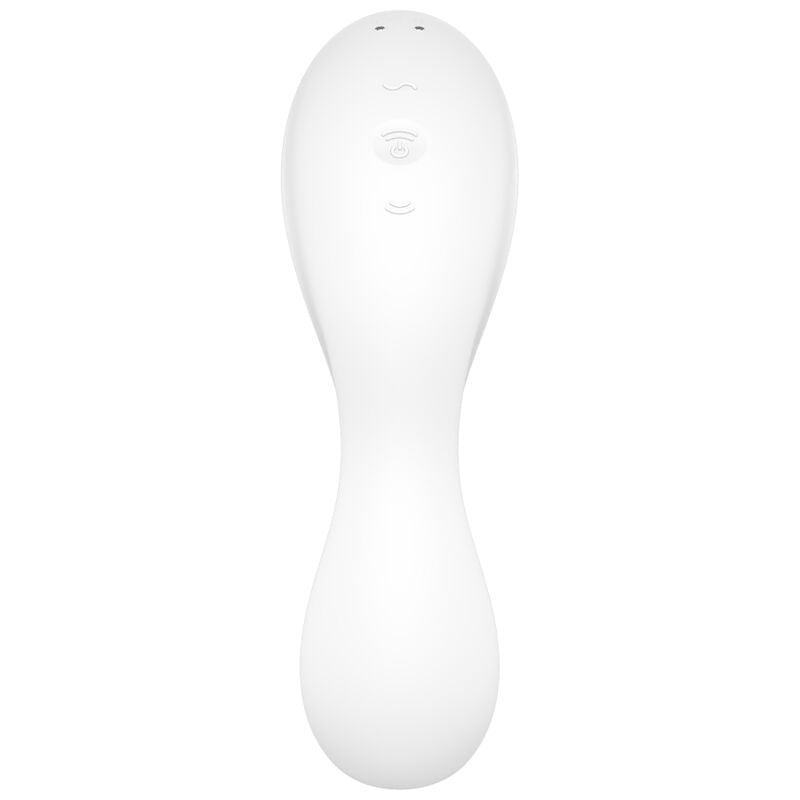 SATISFYER CURVY TRINITY 5 ESTIMULADOR Y VIBRADOR APP AZUL