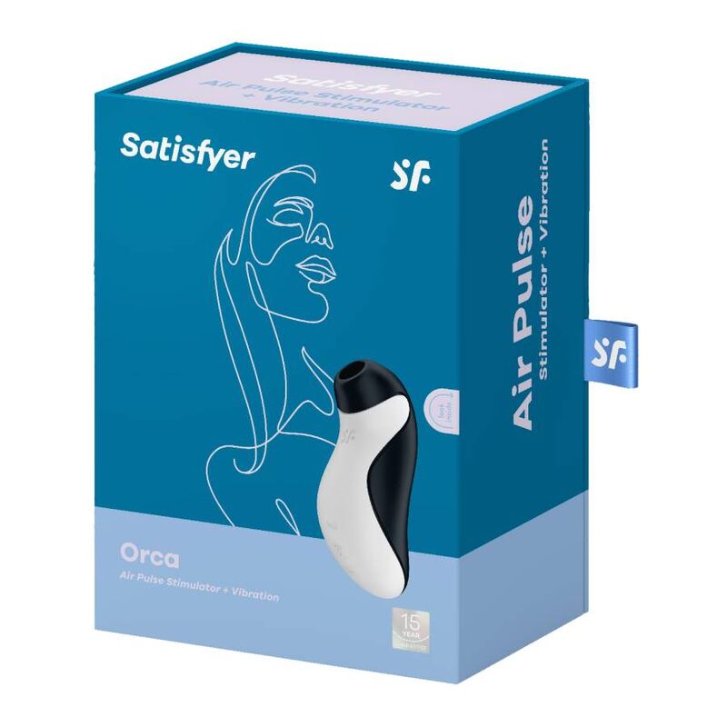 SATISFYER ESTIMULADOR DE PULSO DE AR ORCA VIBRAO