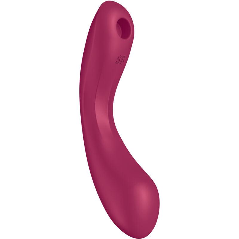 SATISFYER CURVE TRINITY 1 AIR PULSE VIBRATION VERMELHO