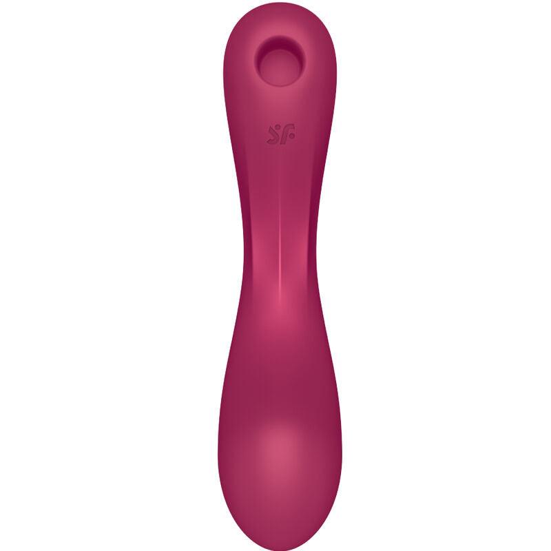 SATISFYER CURVE TRINITY 1 AIR PULSE VIBRATION VERMELHO