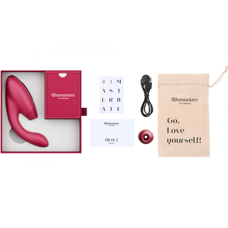 WOMANIZER DUO 2 ESTIMULADOR BORDEAUX