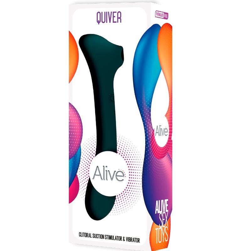 ALIVE SUCKER E VIBRADOR QUIVER VERDE