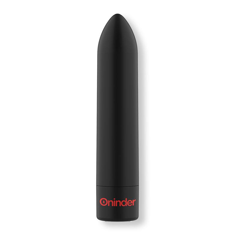 ONINDER BERLIN BULLET VIBRADOR PRETO 9 MODOS 85 X 2 CM APLICATIVO GRATUITO