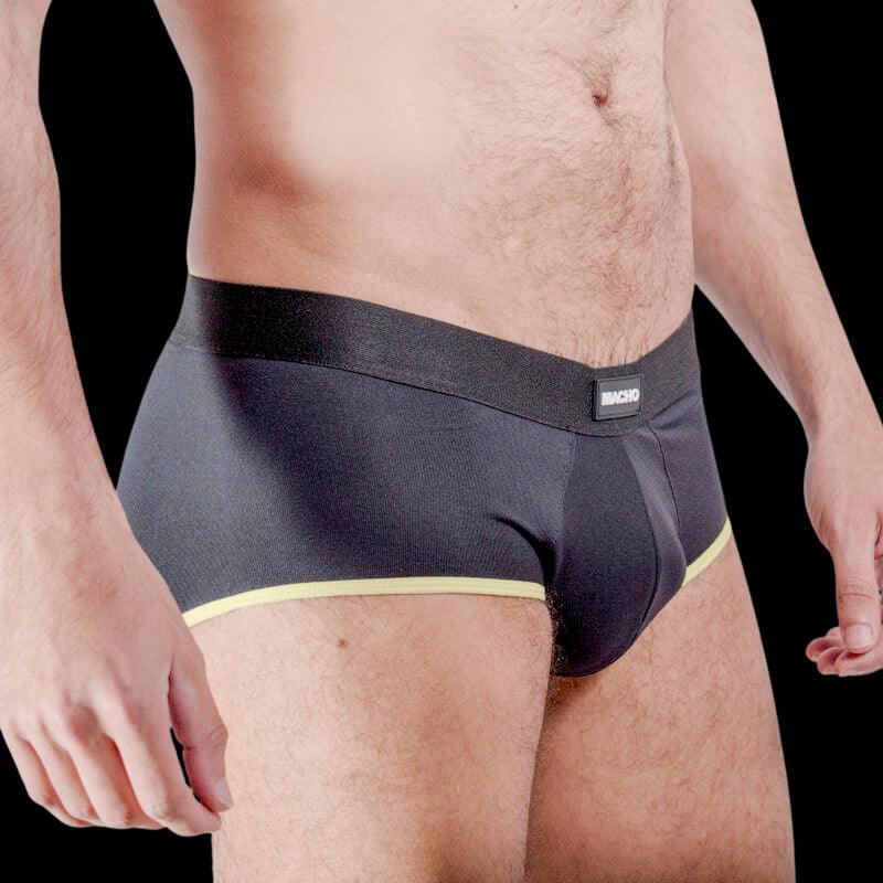 MACHO MS24A CUECA BRIEF AMARELO ESCURO M