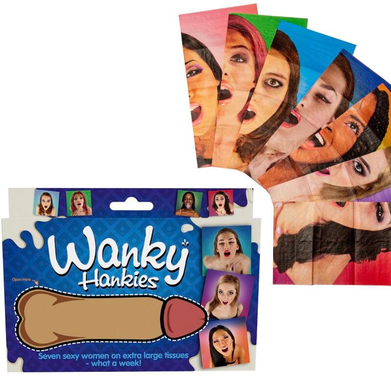 SPENCER FLEETWOOD WANKY HANKIES 7 LENCOS EXTRA GRANDES PARA MULHERES