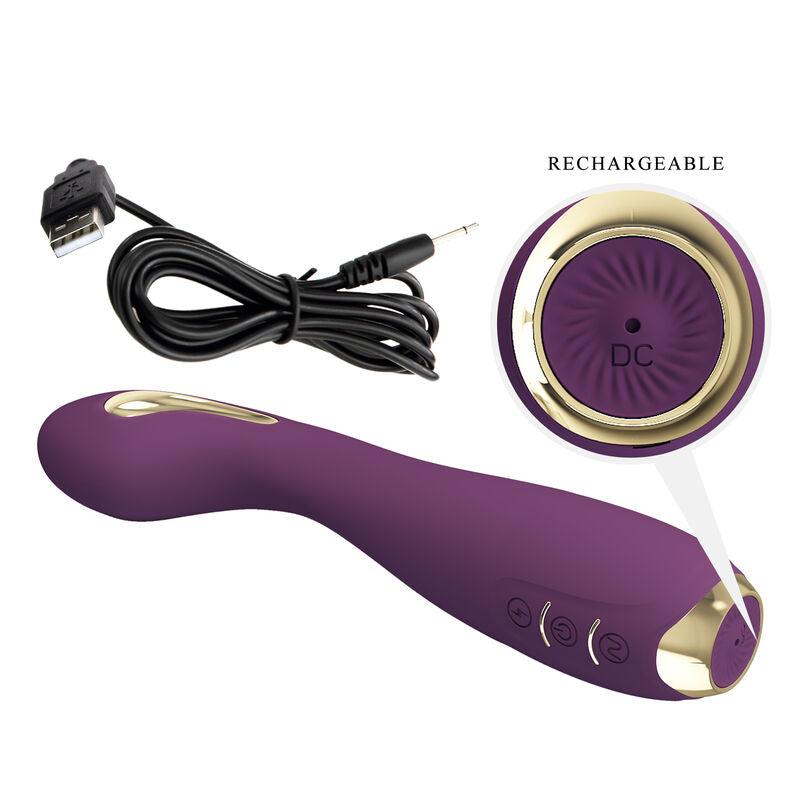 PRETTY LOVE VIBRADOR HECTOR ELECTROSHOCK POR APP CONTROL ROXO