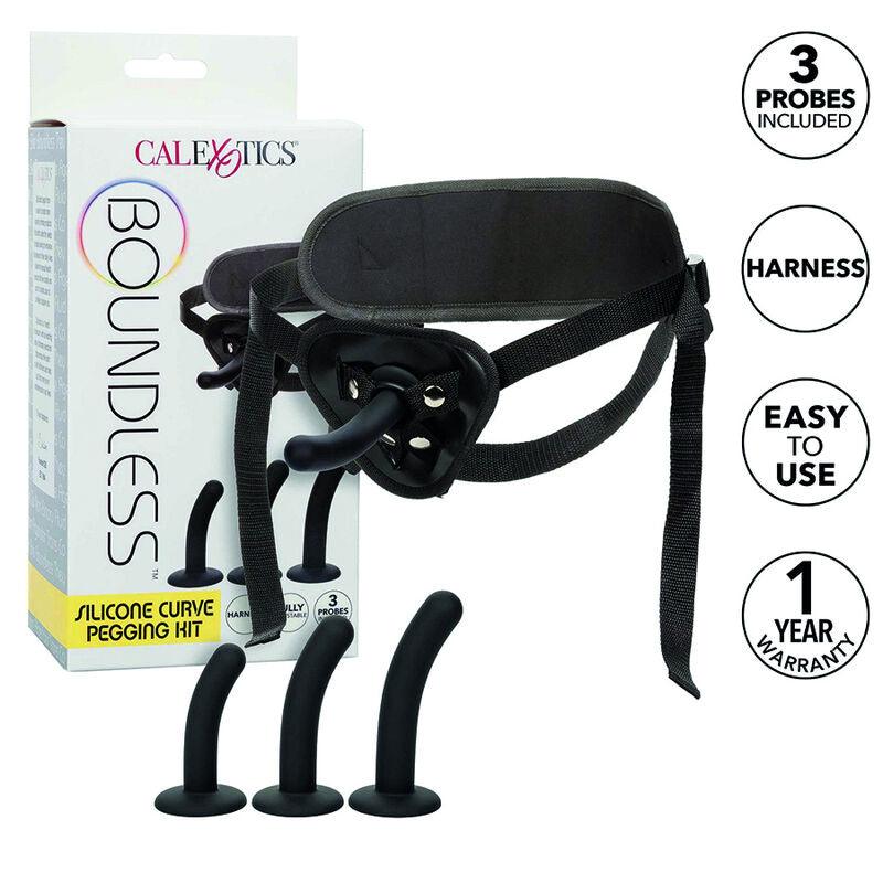 CALIFORNIA EXOTICS BOUNDLESS KIT DE PEGGING DE CURVA DE SILICONE