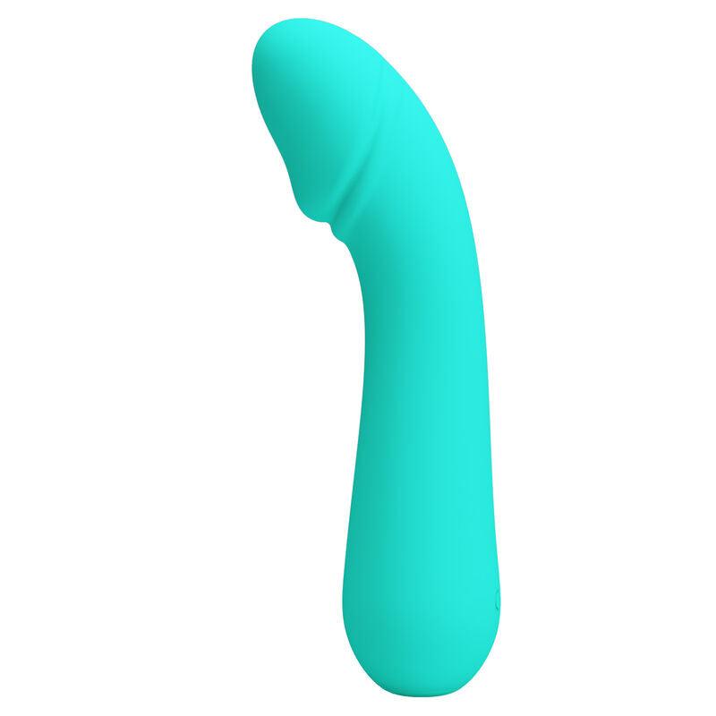 PRETTY LOVE VIBRADOR RECARREGVEL CETUS AQUA VERDE