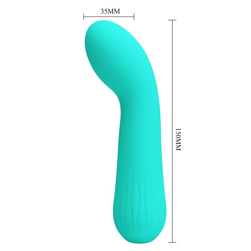 PRETTY LOVE VIBRADOR RECARREGVEL FAUN AQUA VERDE