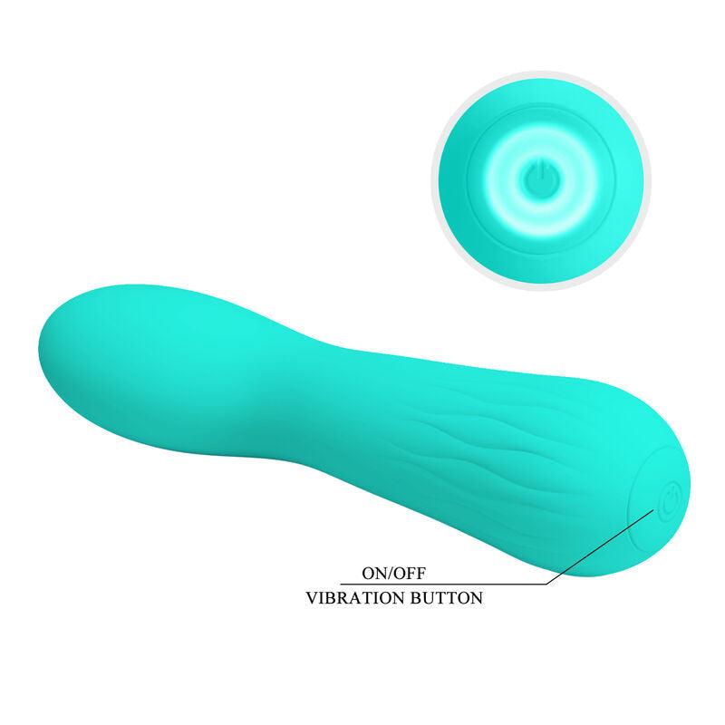 PRETTY LOVE VIBRADOR RECARREGVEL FAUN AQUA VERDE