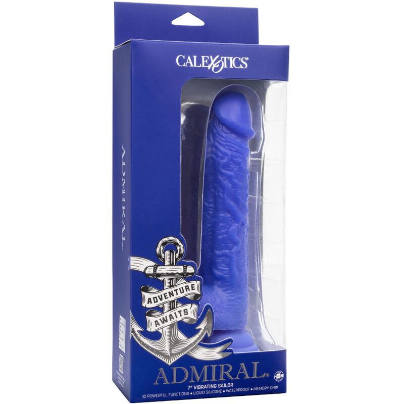 ADMIRAL SAILOR REALISTIC DILDO VIBRADOR AZUL