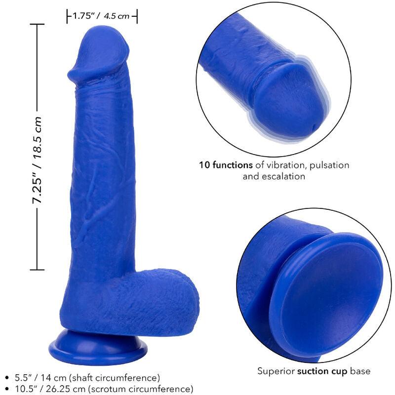 ADMIRAL CAPTAIN REALISTIC DILDO VIBRADOR AZUL