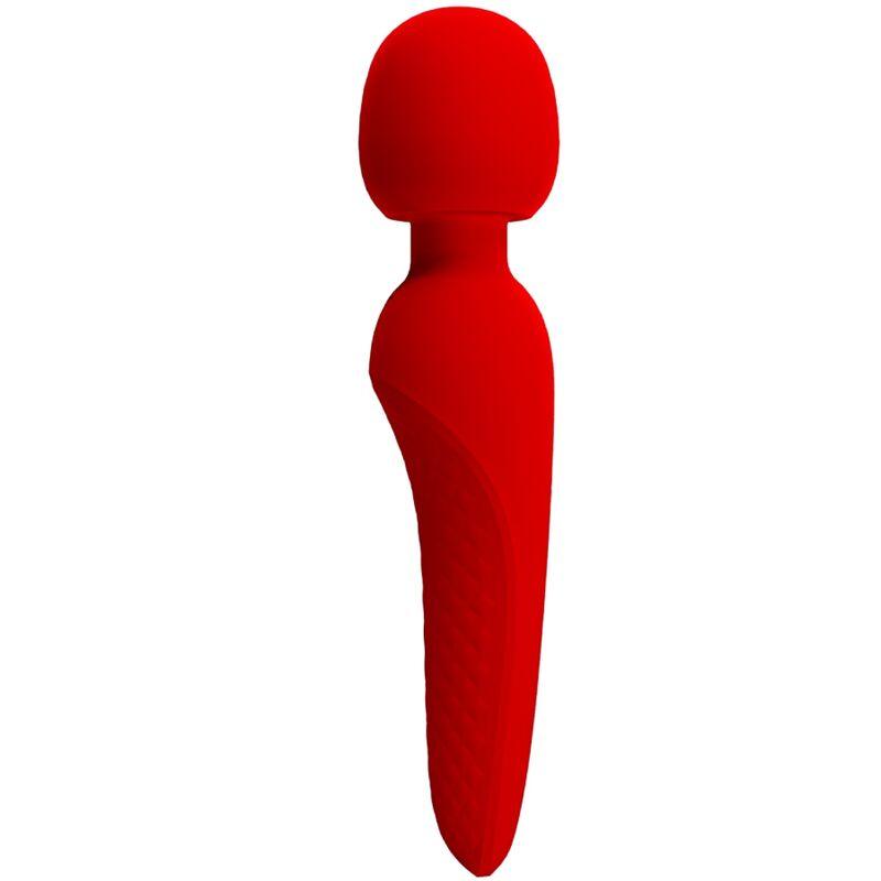 PRETTY LOVE MAREDITH MASSAGER 12 MODOS DE VIBRAO VERMELHO