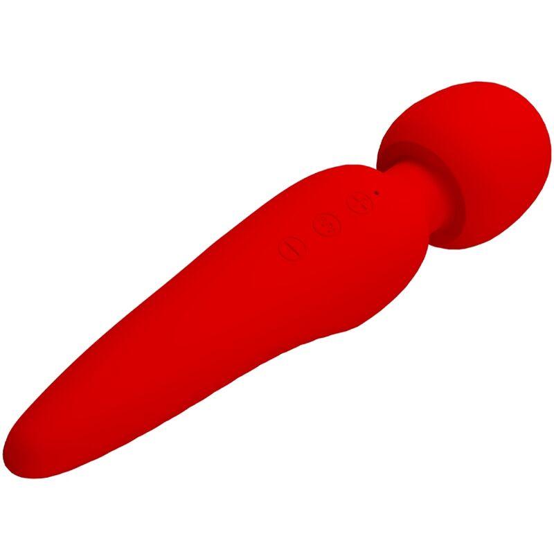 PRETTY LOVE MAREDITH MASSAGER 12 MODOS DE VIBRAO VERMELHO