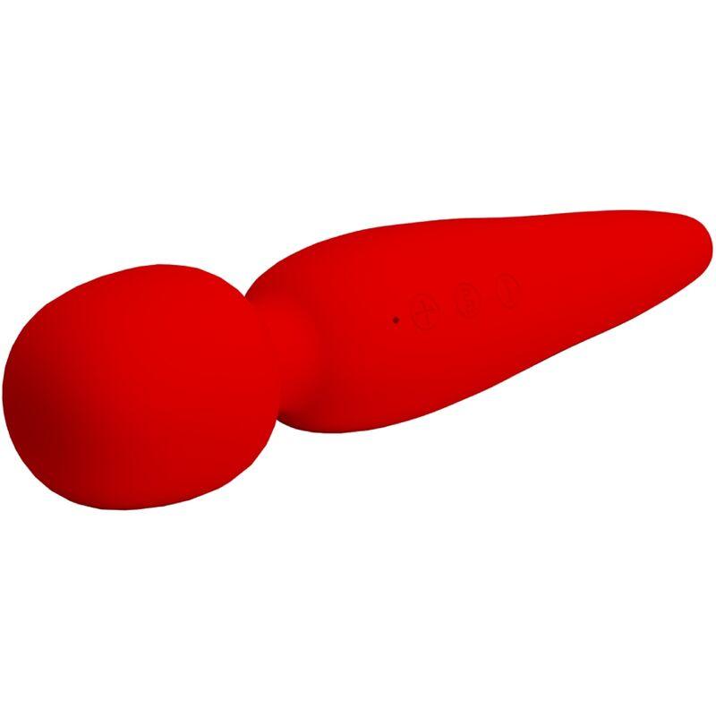 PRETTY LOVE MAREDITH MASSAGER 12 MODOS DE VIBRAO VERMELHO