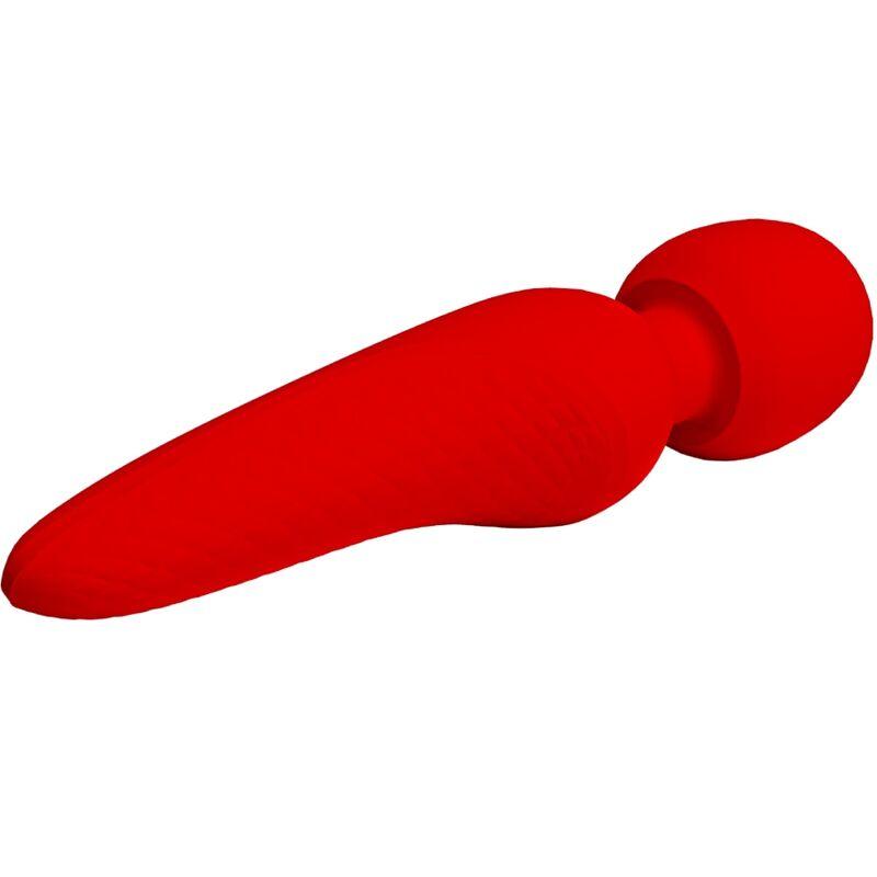 PRETTY LOVE MAREDITH MASSAGER 12 MODOS DE VIBRAO VERMELHO