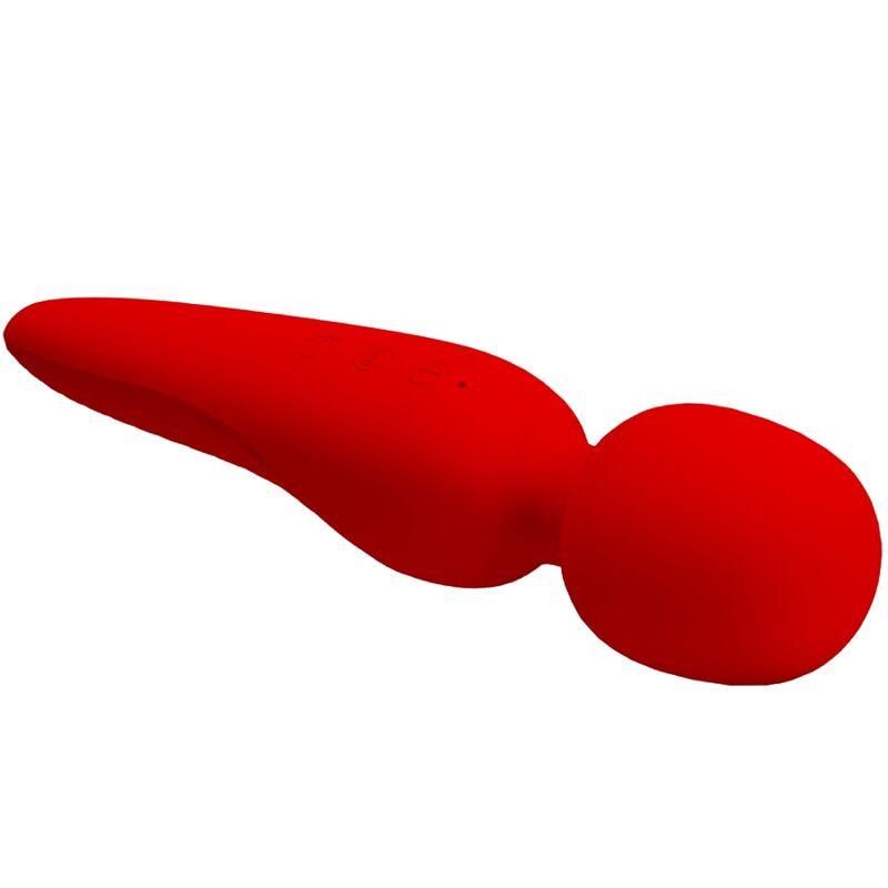 PRETTY LOVE MAREDITH MASSAGER 12 MODOS DE VIBRAO VERMELHO