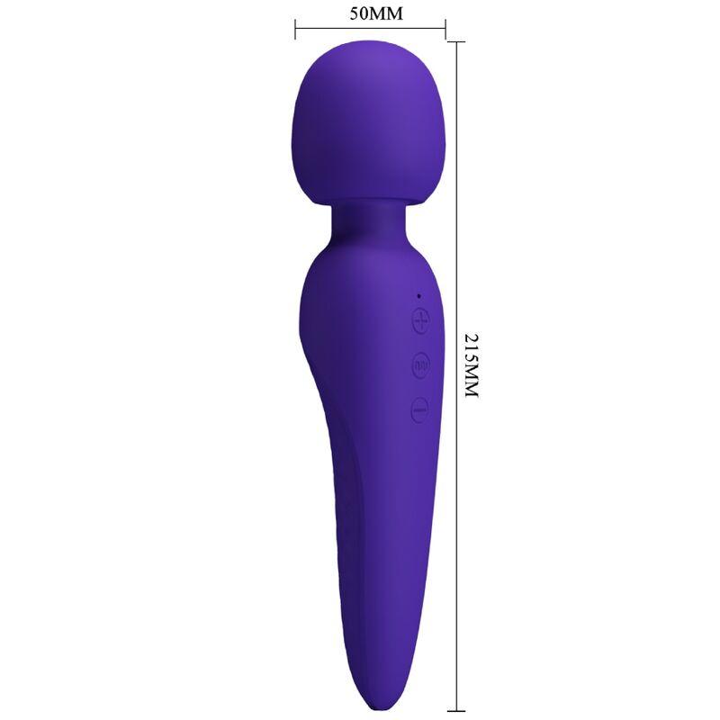 PRETTY LOVE MAREDITH MASSAGER 12 MODOS DE VIBRAO ROXO