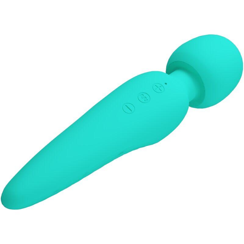 PRETTY LOVE MAREDITH MASSAGER 12 MODOS DE VIBRAO AQUA GREEN