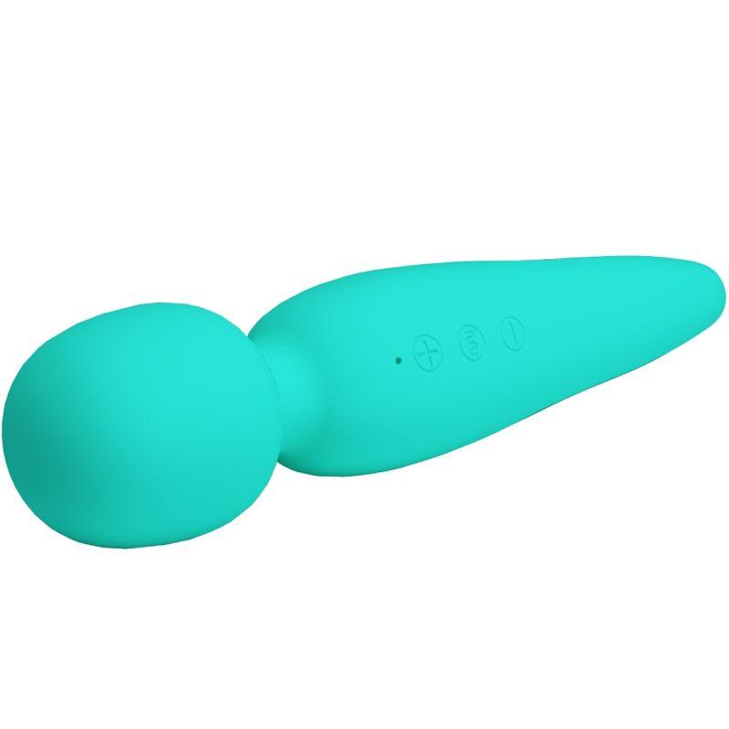 PRETTY LOVE MAREDITH MASSAGER 12 MODOS DE VIBRAO AQUA GREEN