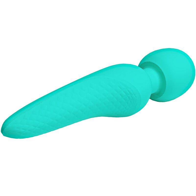 PRETTY LOVE MAREDITH MASSAGER 12 MODOS DE VIBRAO AQUA GREEN