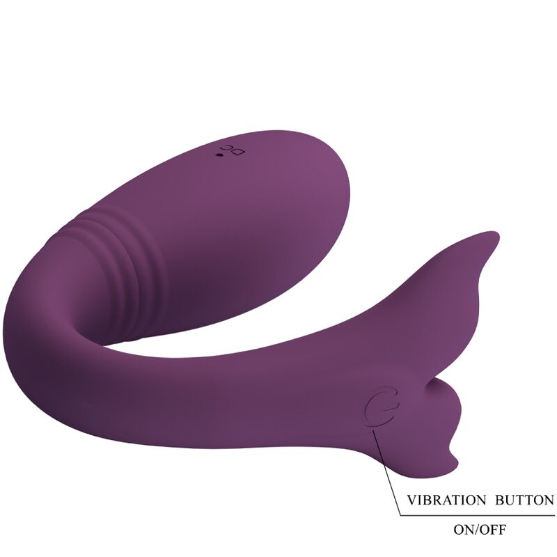 PRETTY LOVE JAYLEEN VIBRADOR APP CONTROLE REMOTO ROXO