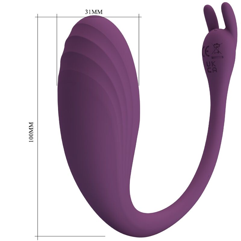 PRETTY LOVE CATALINA VIBRADOR APP CONTROLE REMOTO ROXO