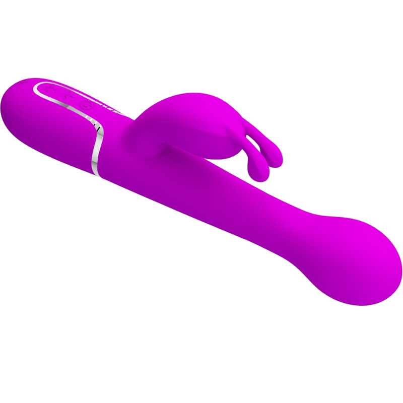 PRETTY LOVE VIBRADOR DEJON COELHO 3 EM 1 MULTIFUNO VIOLETA