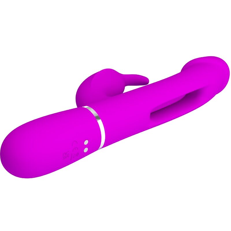 PRETTY LOVE VIBRADOR COELHO DEJON 3 EM 1 MULTIFUNO AQUA VERDE