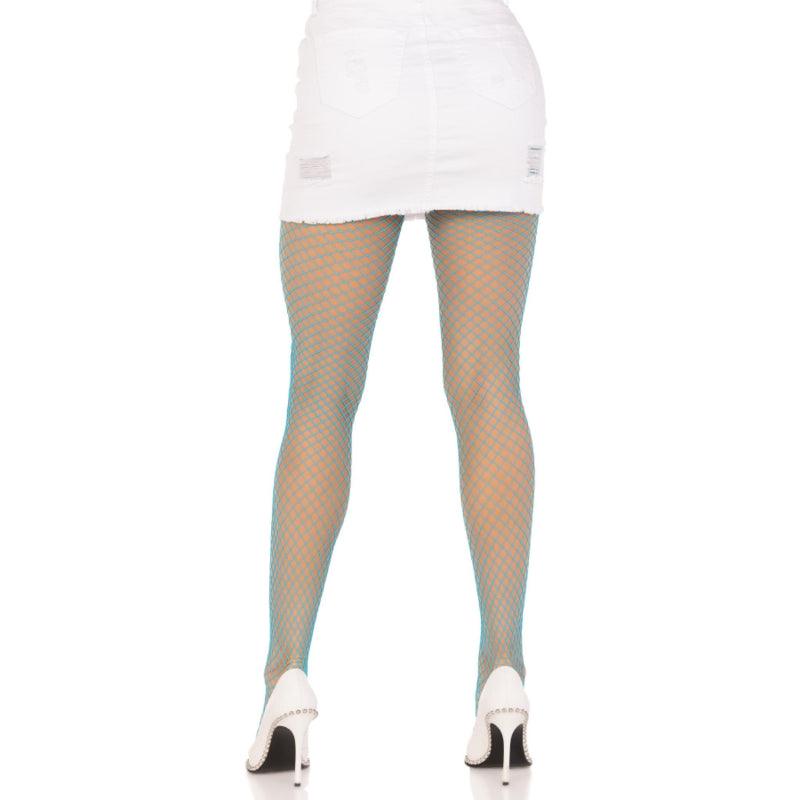 LEG AVENUE MEIA CALA LYCRA FISHNNET AZUL