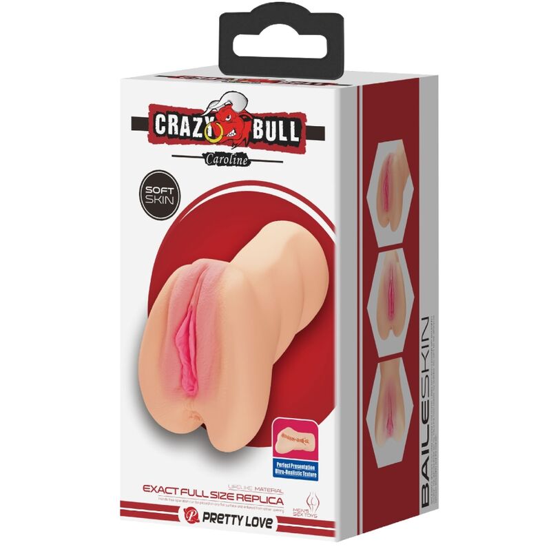 CRAZY BULL MASTUBADOR EM FORMA DE VAGINA CAROLINE