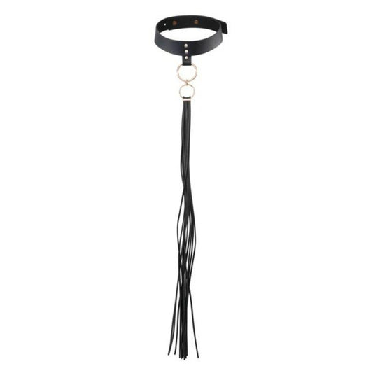 BIJOUX INDISCRETS MAZE TASSEL CHOKER PRETO