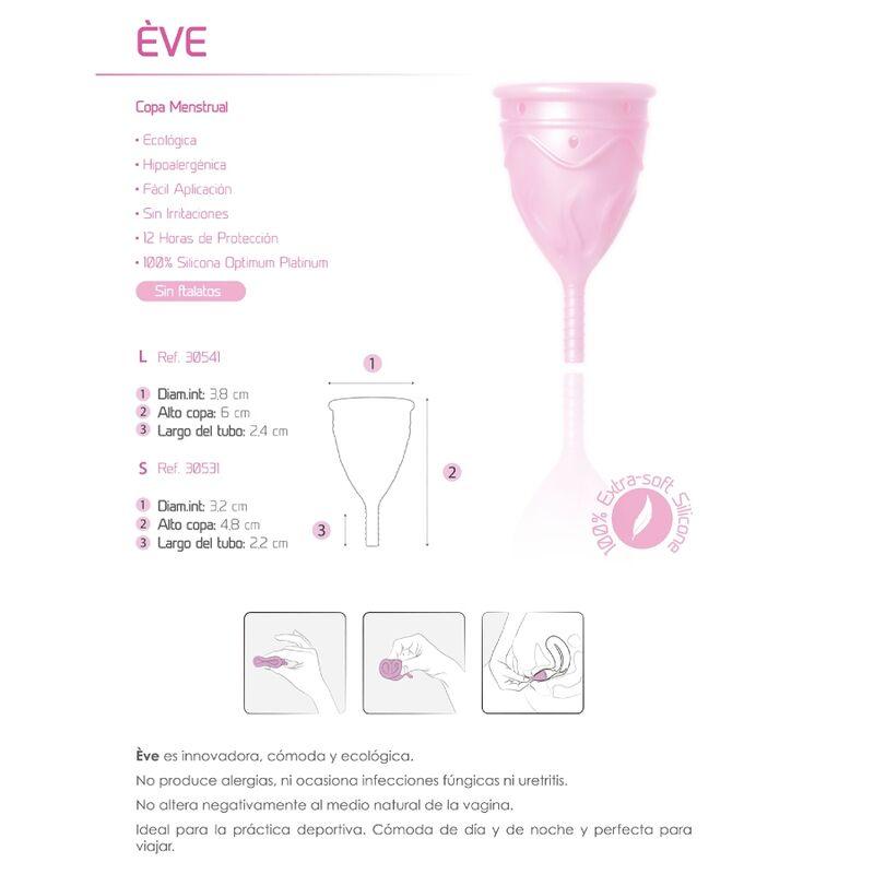 FEMINTIMATE COPO MENSTRUAL DE SILICONE EVE TAMANHO S