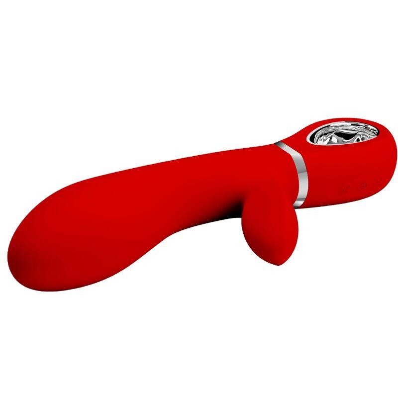 PRETTY LOVE VIBRADOR MULTIFUNO G SPOT THOMAS VERMELHO