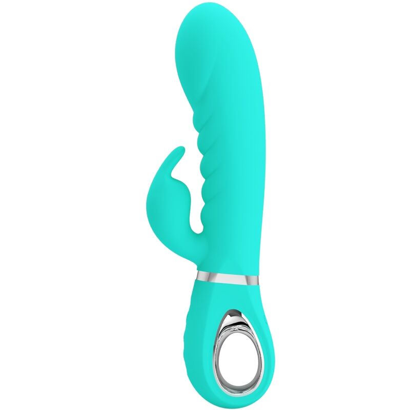 PRETTY LOVE VIBRADOR PRESCOTT MULTIFUNoES G SPOT AQUA VERDE