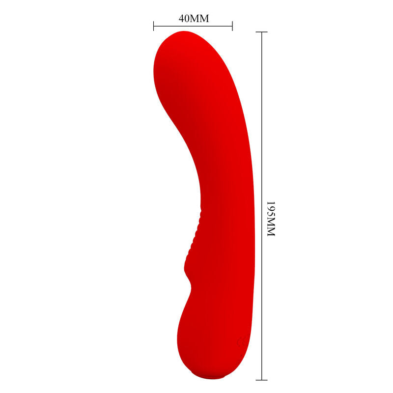 PRETTY LOVE VIBRADOR RECARREGVEL PRESCOTT VERMELHO